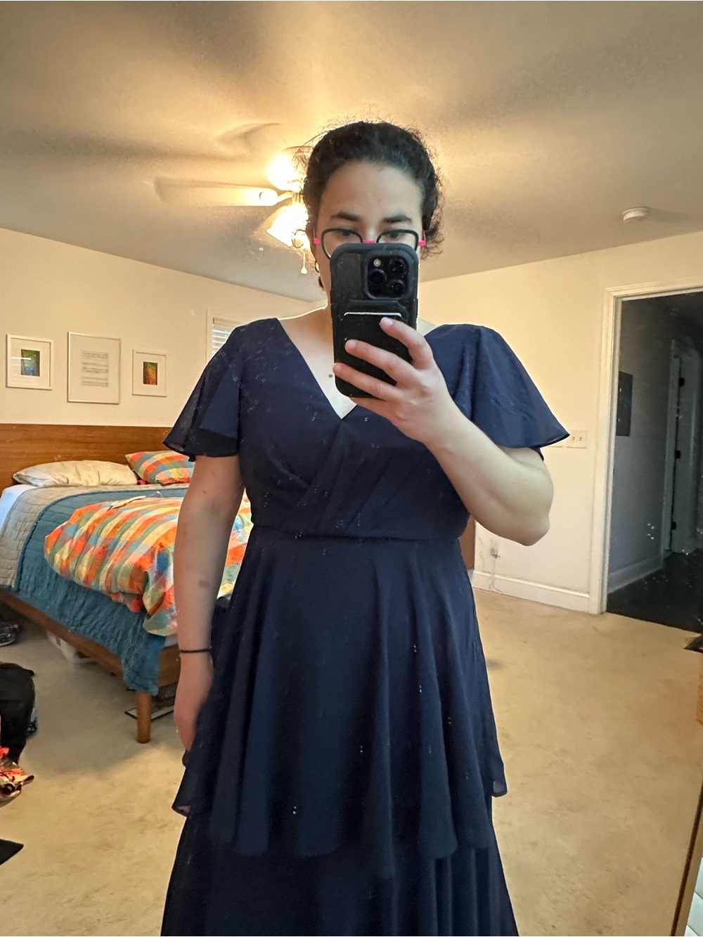 Blue formal Lulus Dress - Picture 2 of 4
